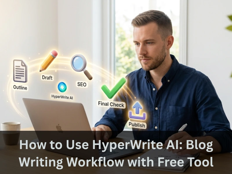How to Use HyperWrite AI: Blog Writing Workflow with Free Tool